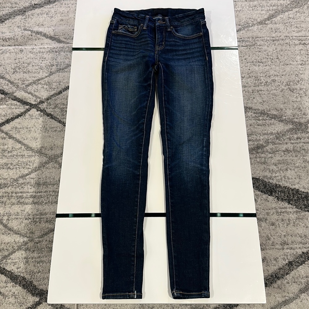 Buckle Black Fit No 53 Blue Dark Wash Skinny Jeans Size 25 x 32